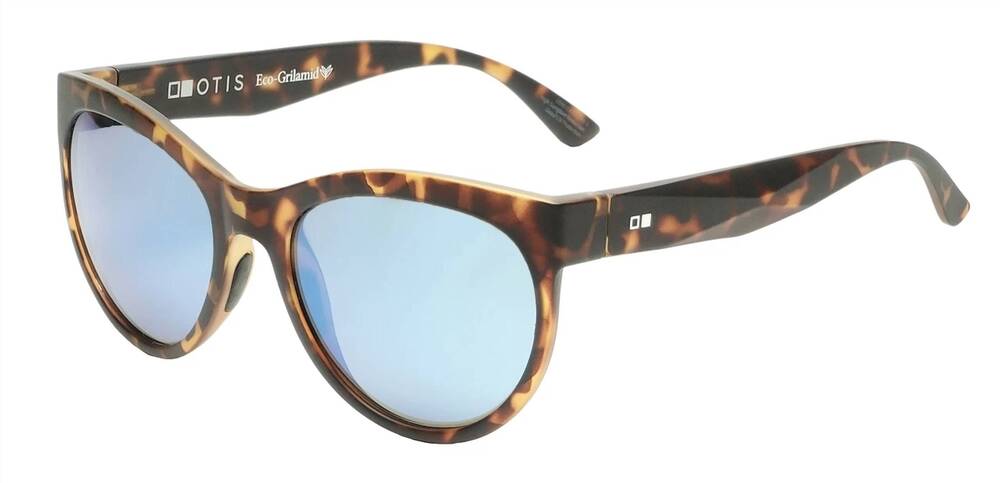 NEW OTIS EYEWEAR aerial unisex sunglasses in matte honey tortoise /polarized mir